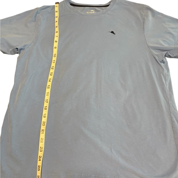 Tommy Bahama Men’s Light Blue Short Sleeve Logo Tee L - Picture 5 of 6